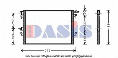 AKS DASIS 182400n -  Конденсатор, кондиционер
